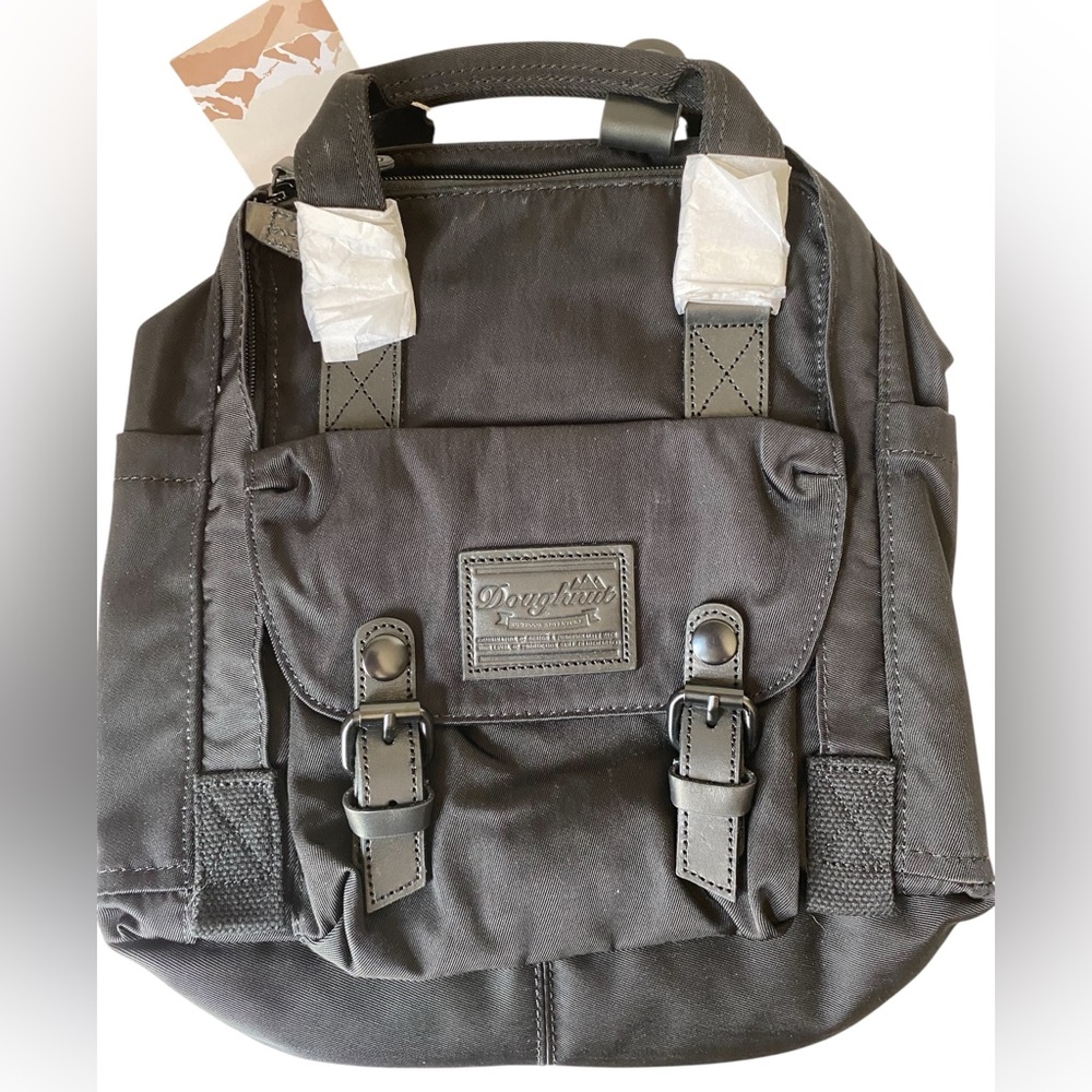 Doughnut Macaroon Mini Backpack Black New